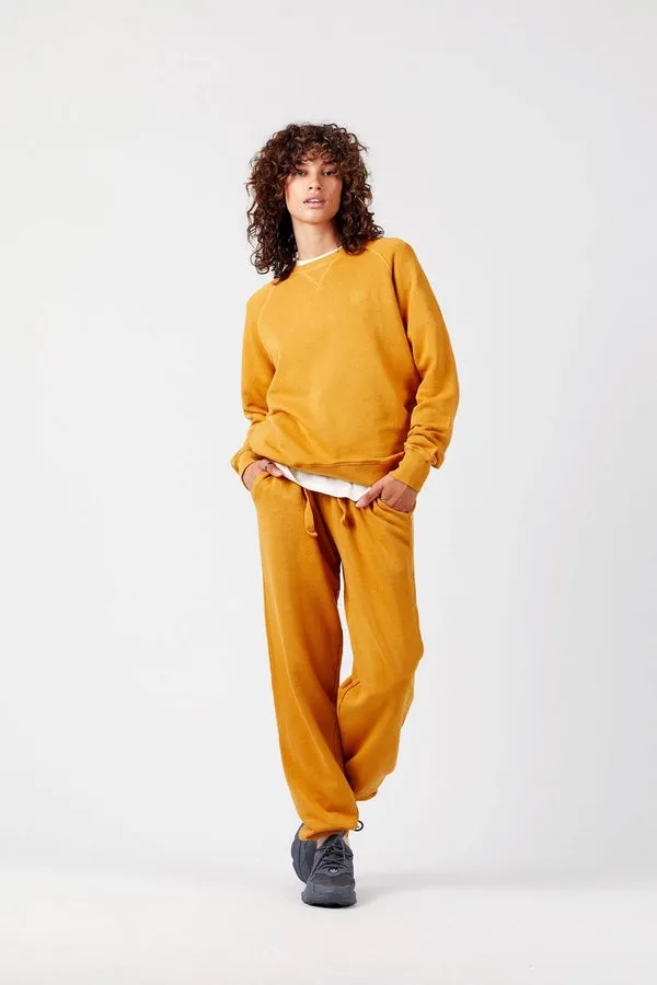 EVIE - Organic Cotton Trackpants Mustard