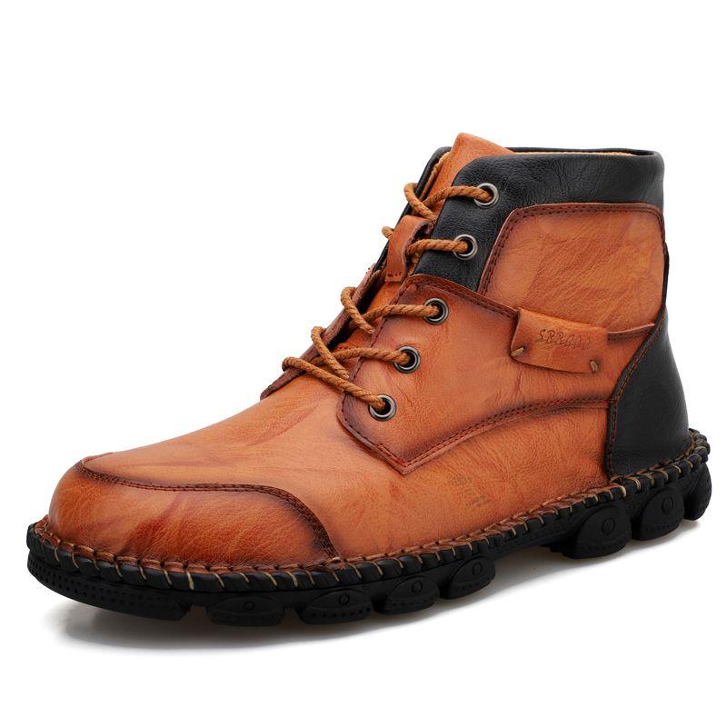 Fur-Lined Leather Combat Boots - Lace-Up for Ultimate Comfort and Protection