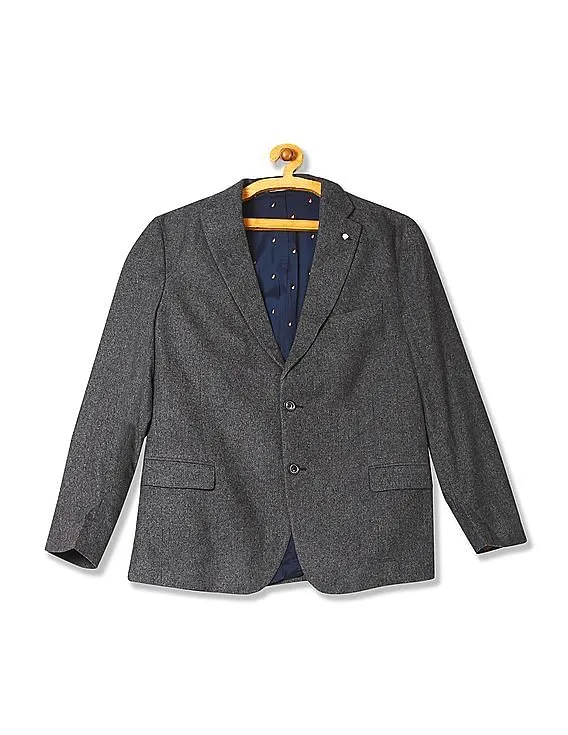 Gant Heathered Single Breasted Blazer