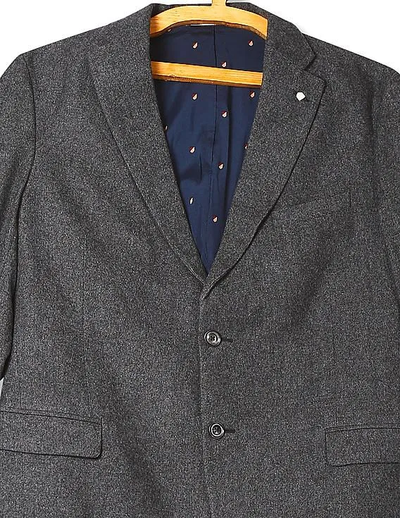 Gant Heathered Single Breasted Blazer