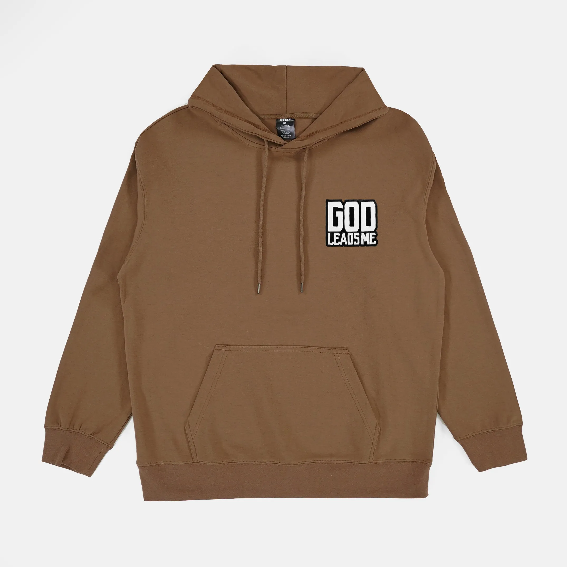 God Leads Me Patch Hoodie