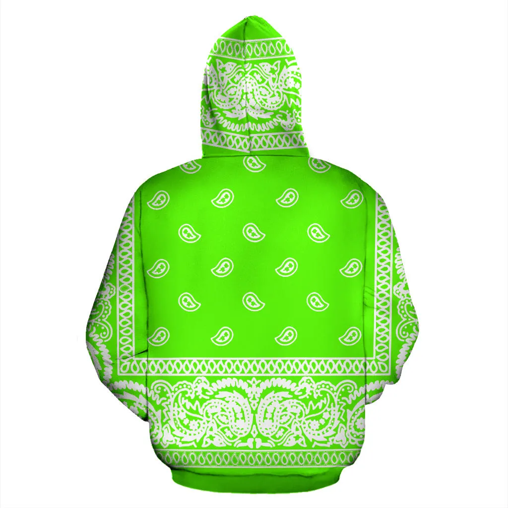 Green Bandanna Hoodie-Express Line