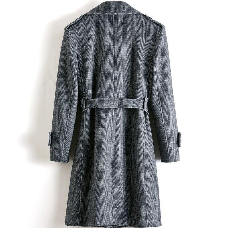 Herringbone Winter Coat