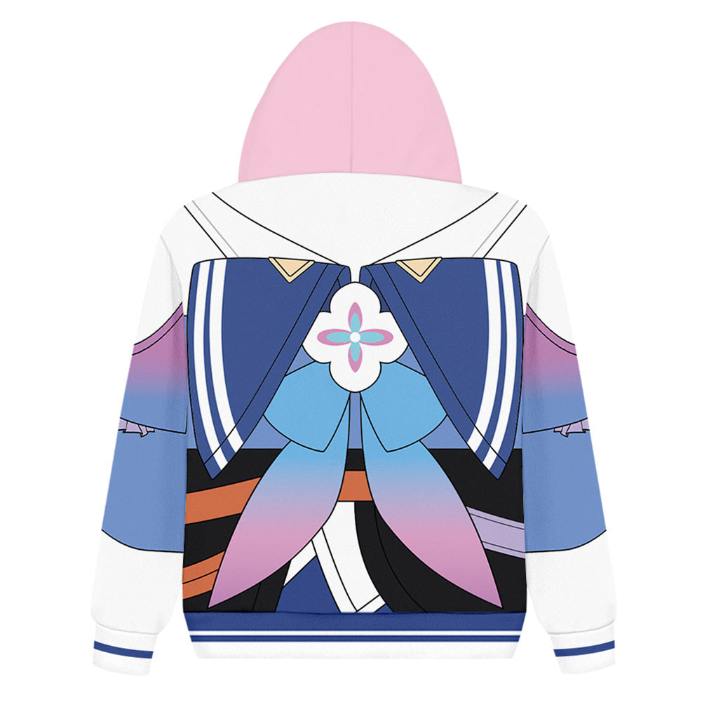 Honkai: Star Rail March 7th Sweater Cosplay Hoodie 3D Printed Hooded Sweatshirt Men Women Casual Streetwear Pullover