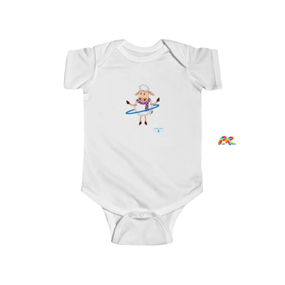 Hooping Sheep Infant Fine Jersey Bodysuit