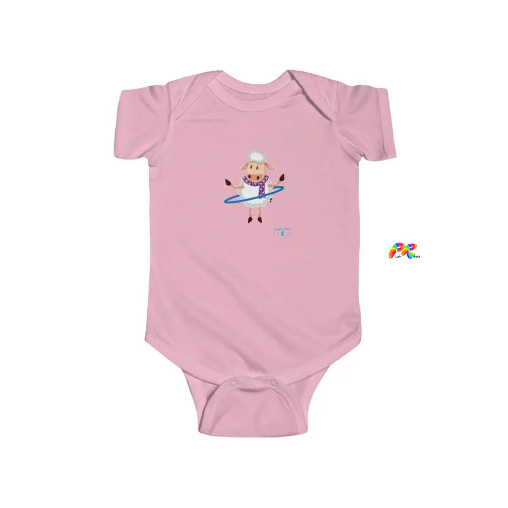 Hooping Sheep Infant Fine Jersey Bodysuit