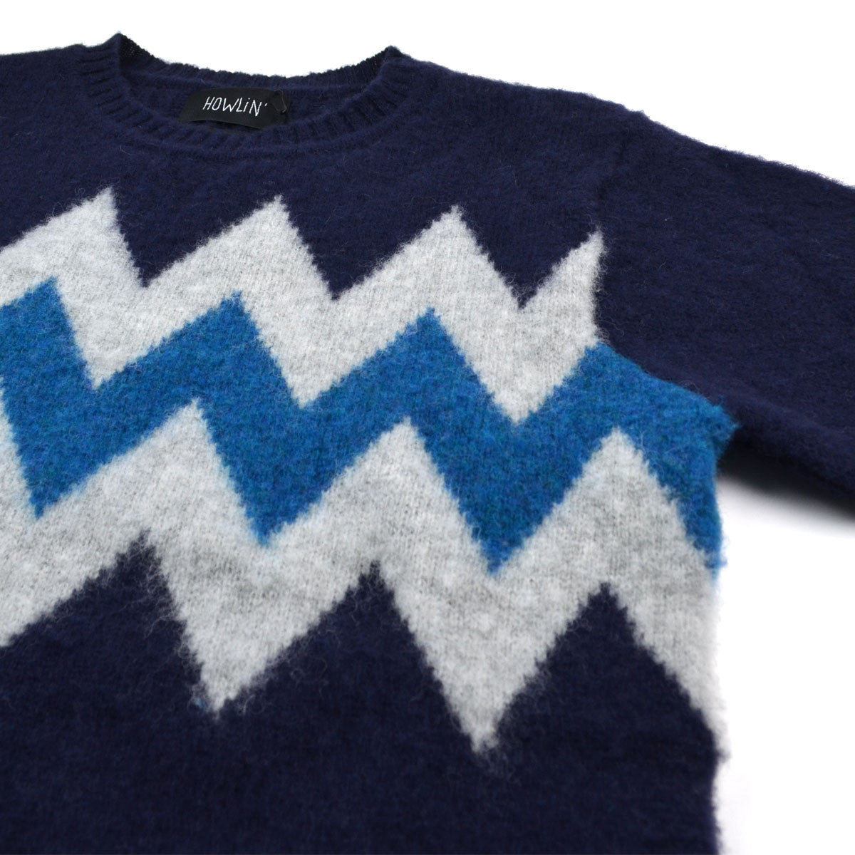 Howlin' - Wild Safari Wool Sweater - Navy