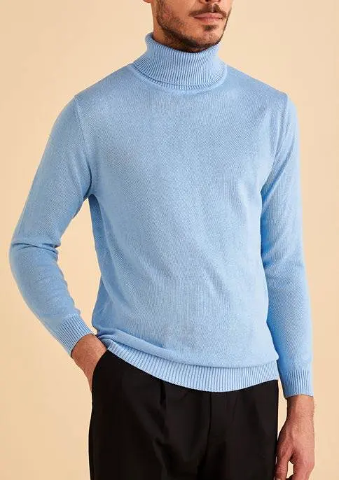 Inserch Cotton Blend Slim Fit Turtleneck Sweaters 4808 (9 COLORS)