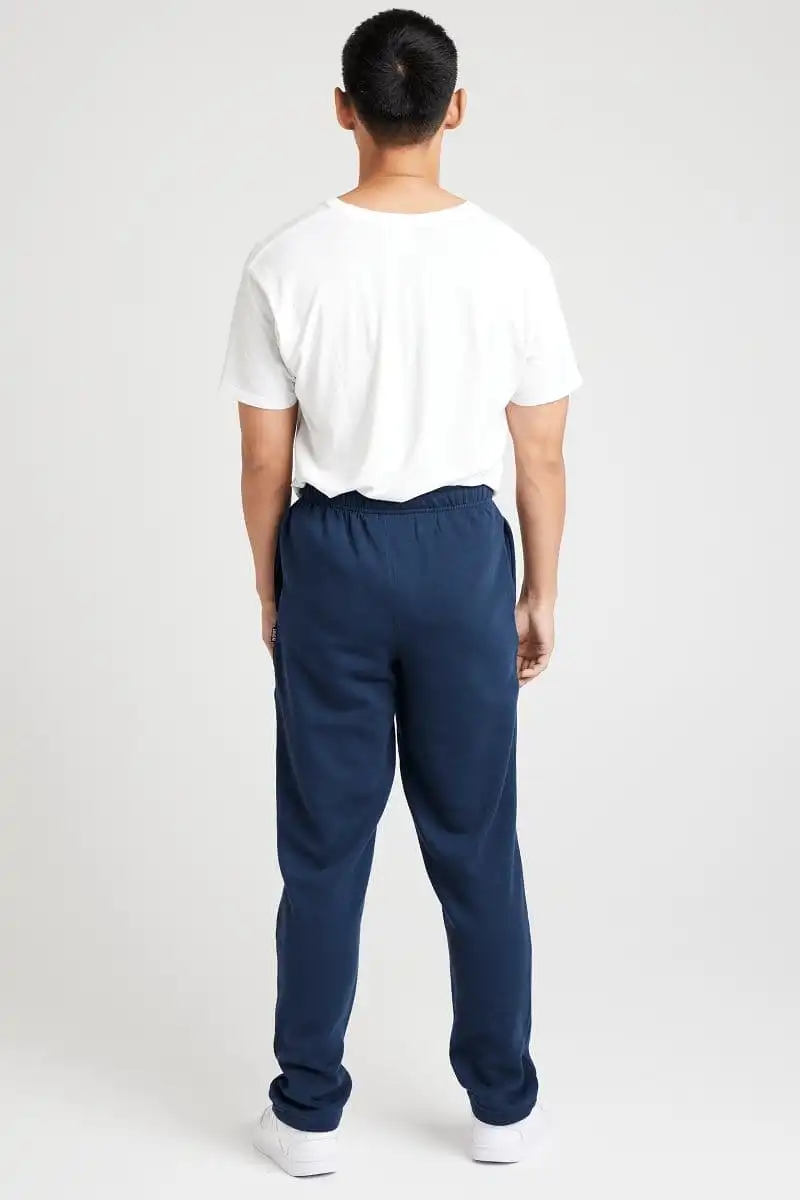 INSPORT MEN'S ASPEN NAVY TRACKPANTS (OPEN LEG)