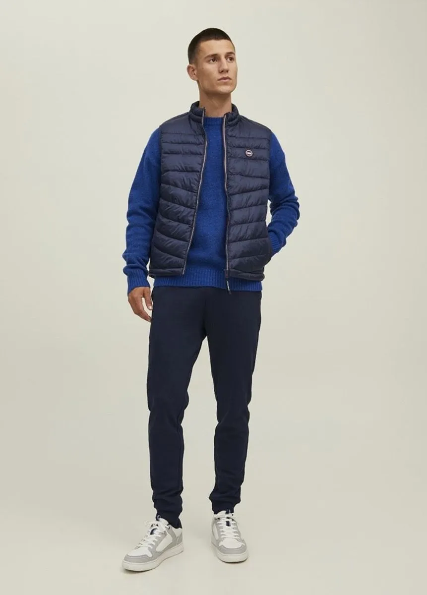 Jack & Jones Hero Puffer Bodywarmer Gilet Navy Blazer