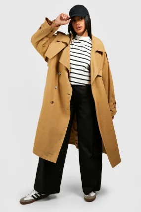 Jackets & Coats | Oversized Belted Trench Coat | boohoo