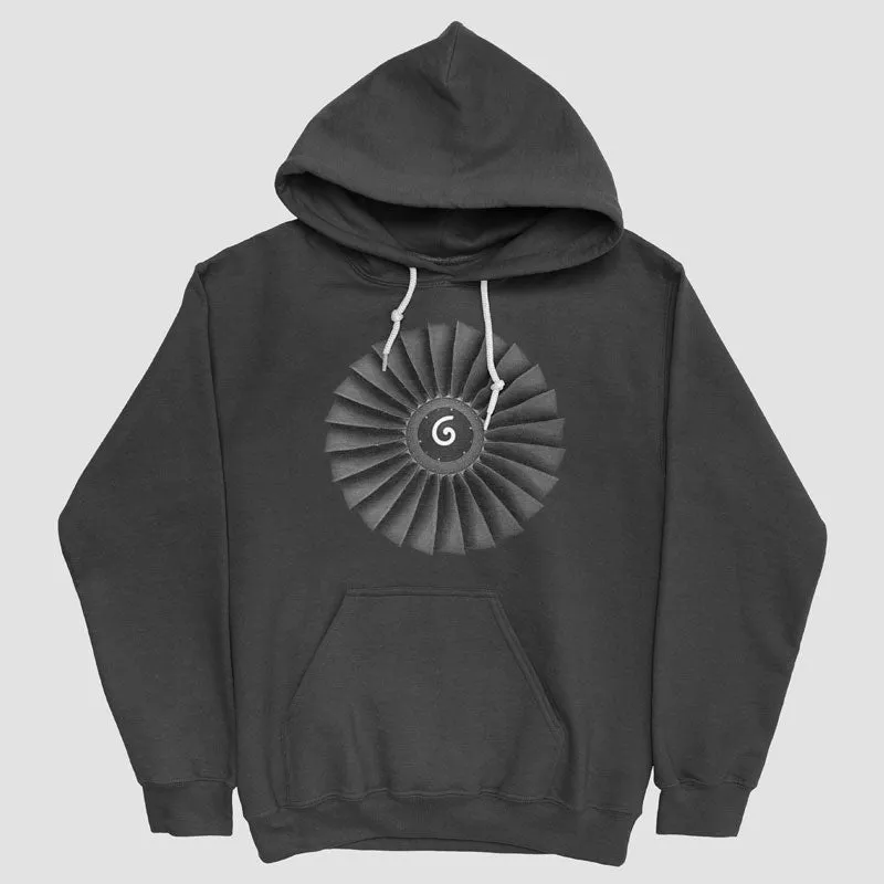 Jet Engine Fan Blades - Pullover Hoody