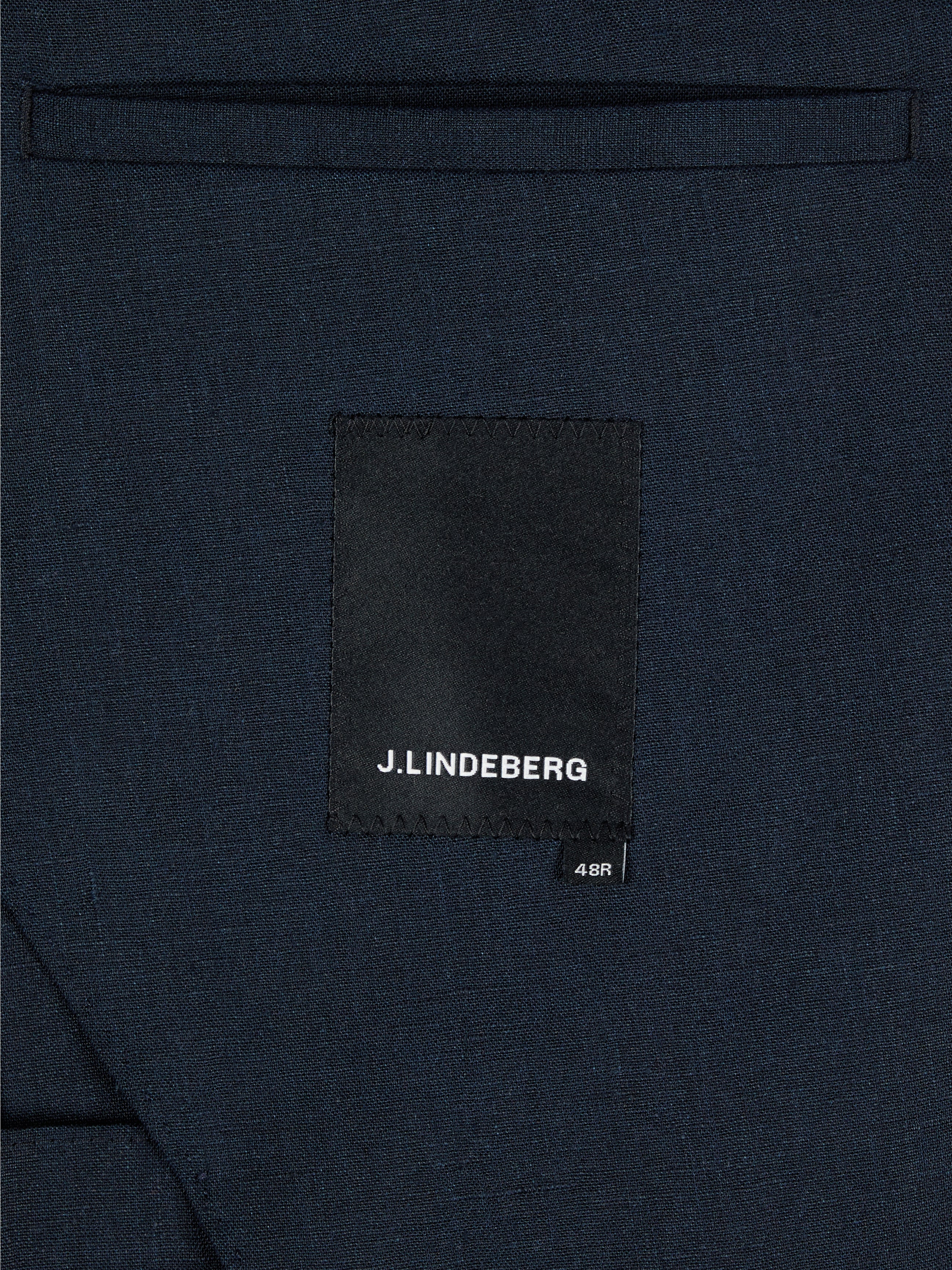 J.Lindeberg Mens Hopper Soft Tech Linen Blazer - JL NAVY