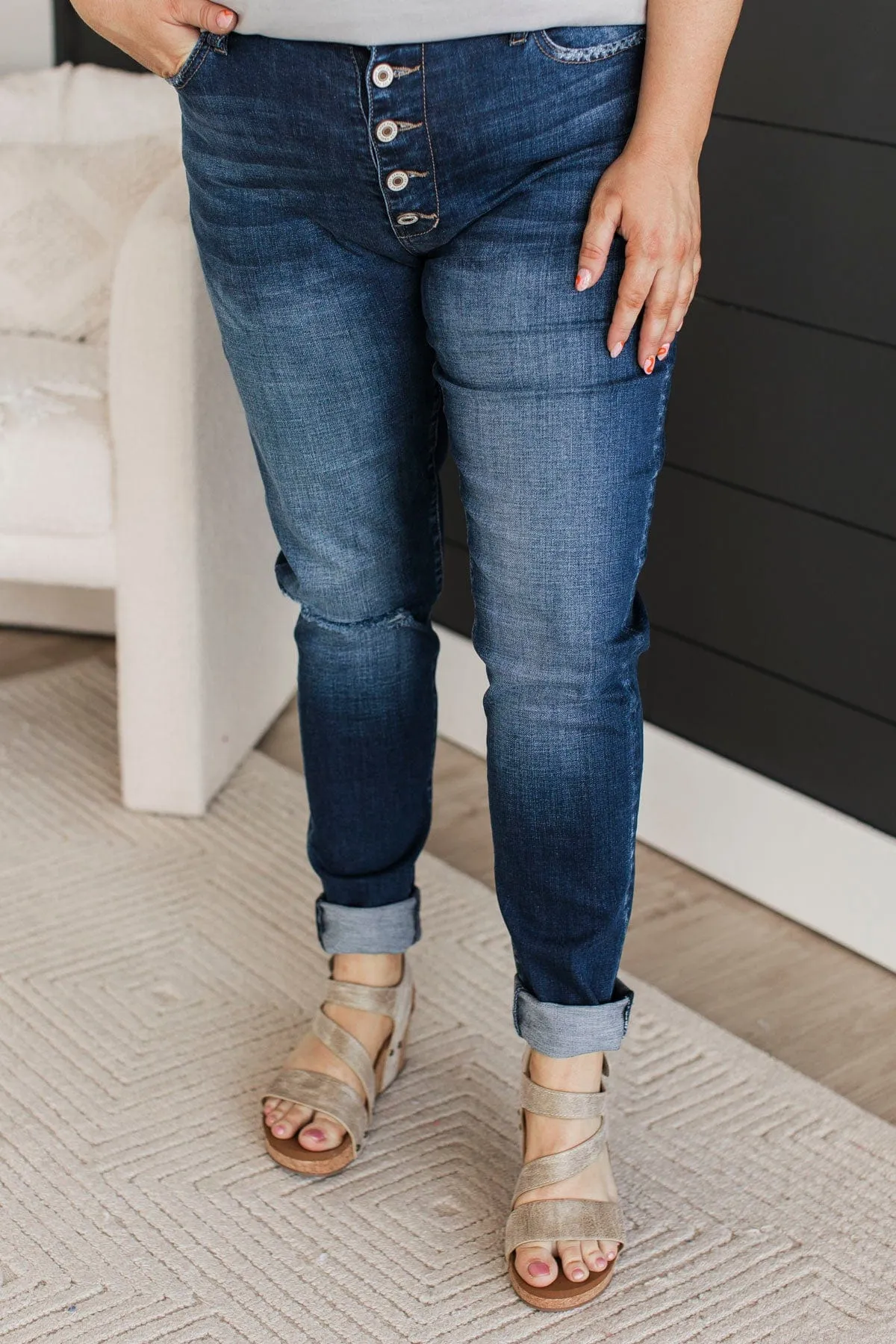 KanCan Curvy Skinny Jeans- Kassidy Wash