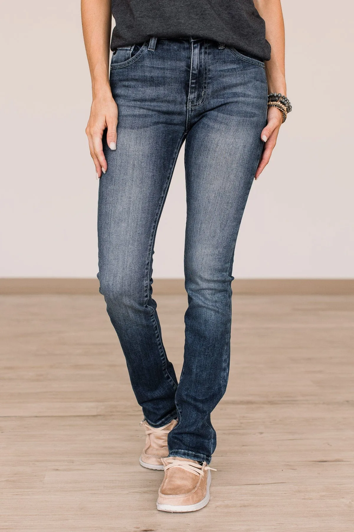 KanCan Skinny Bootcut Jeans- Lauren Wash