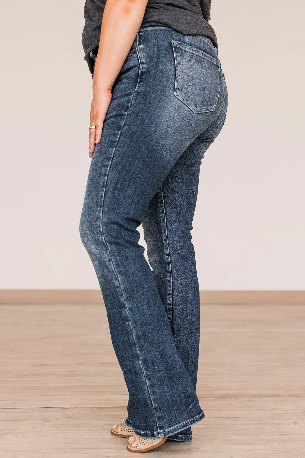 KanCan Skinny Bootcut Jeans- Lauren Wash