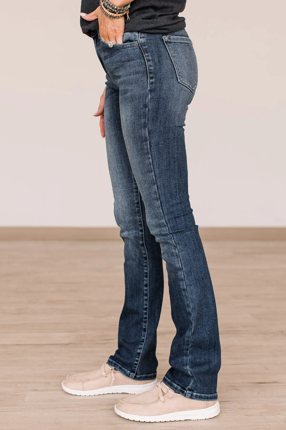 KanCan Skinny Bootcut Jeans- Lauren Wash