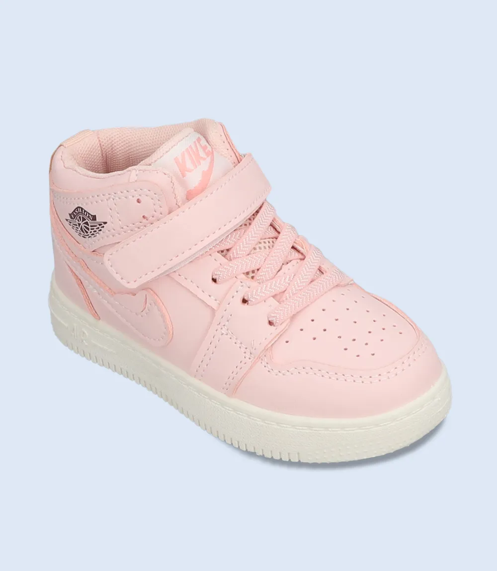 KG0072-PINK-Girls Casual Sneakers