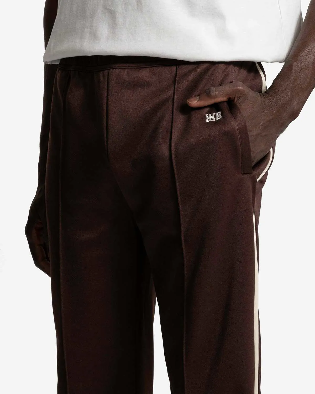 Kola Trackpants - Brown/Ivory