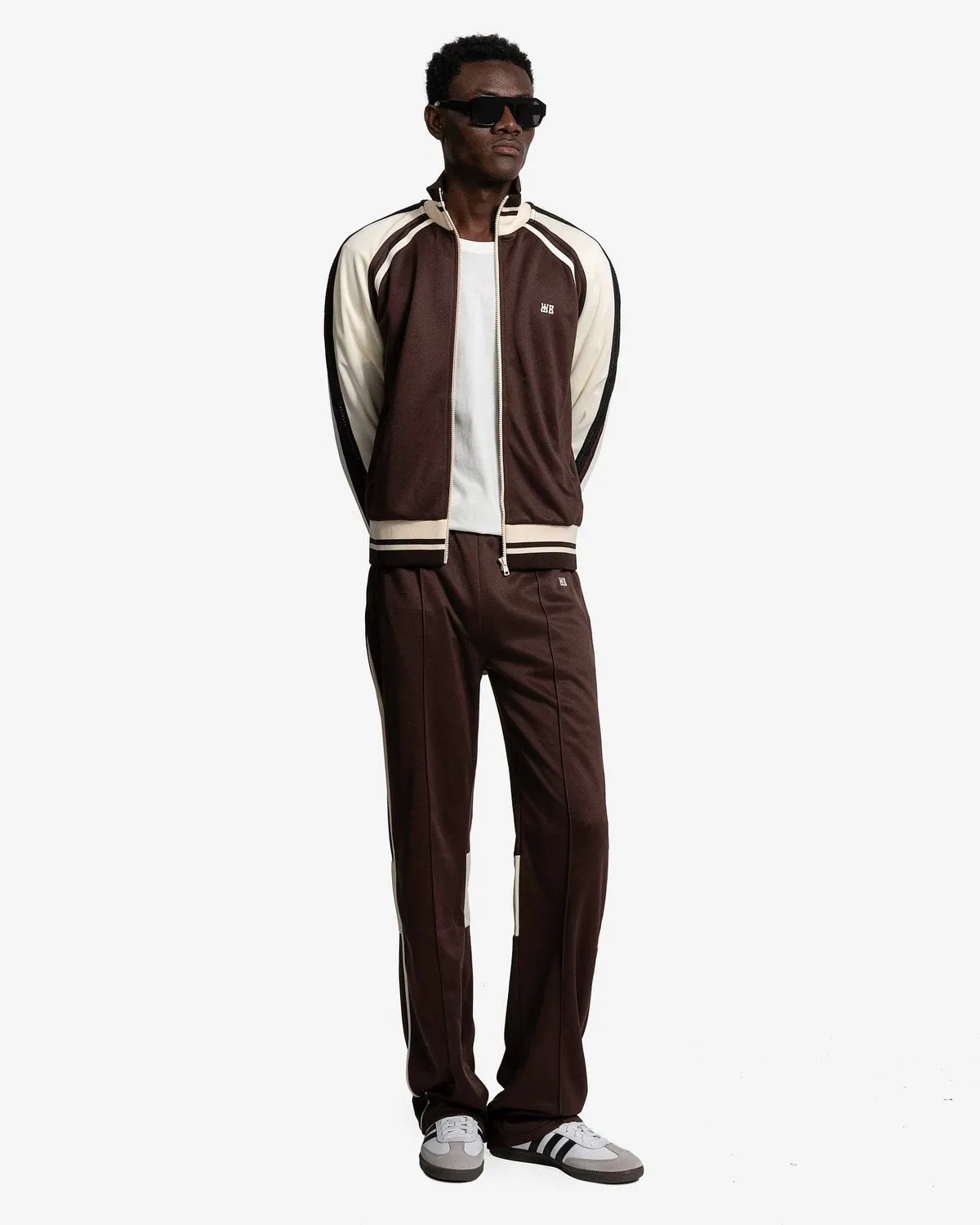 Kola Trackpants - Brown/Ivory