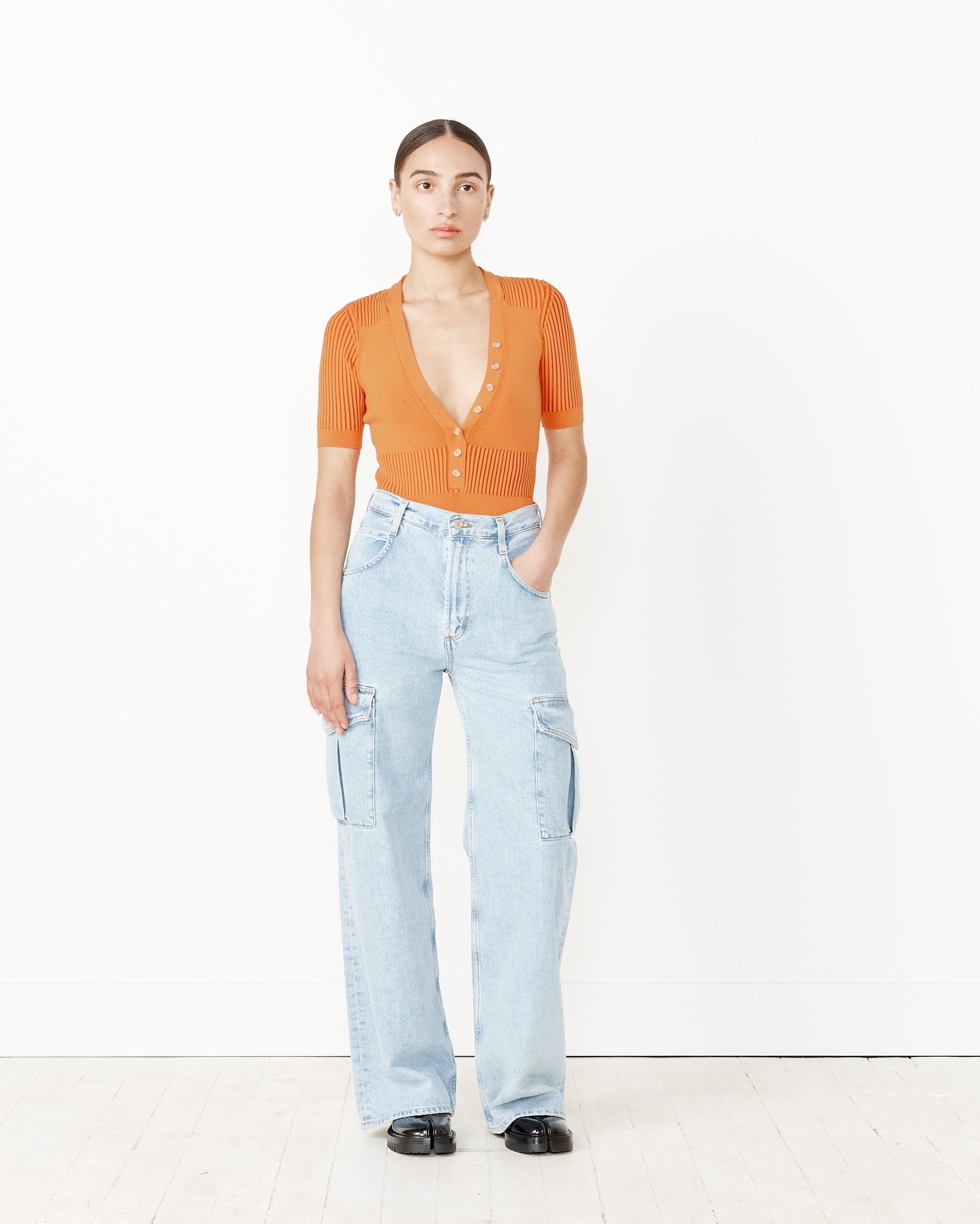 Le Body Yauco Bodysuit in Orange