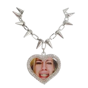 Leave Britney Alone Bedazzled Vintage Remix Necklace