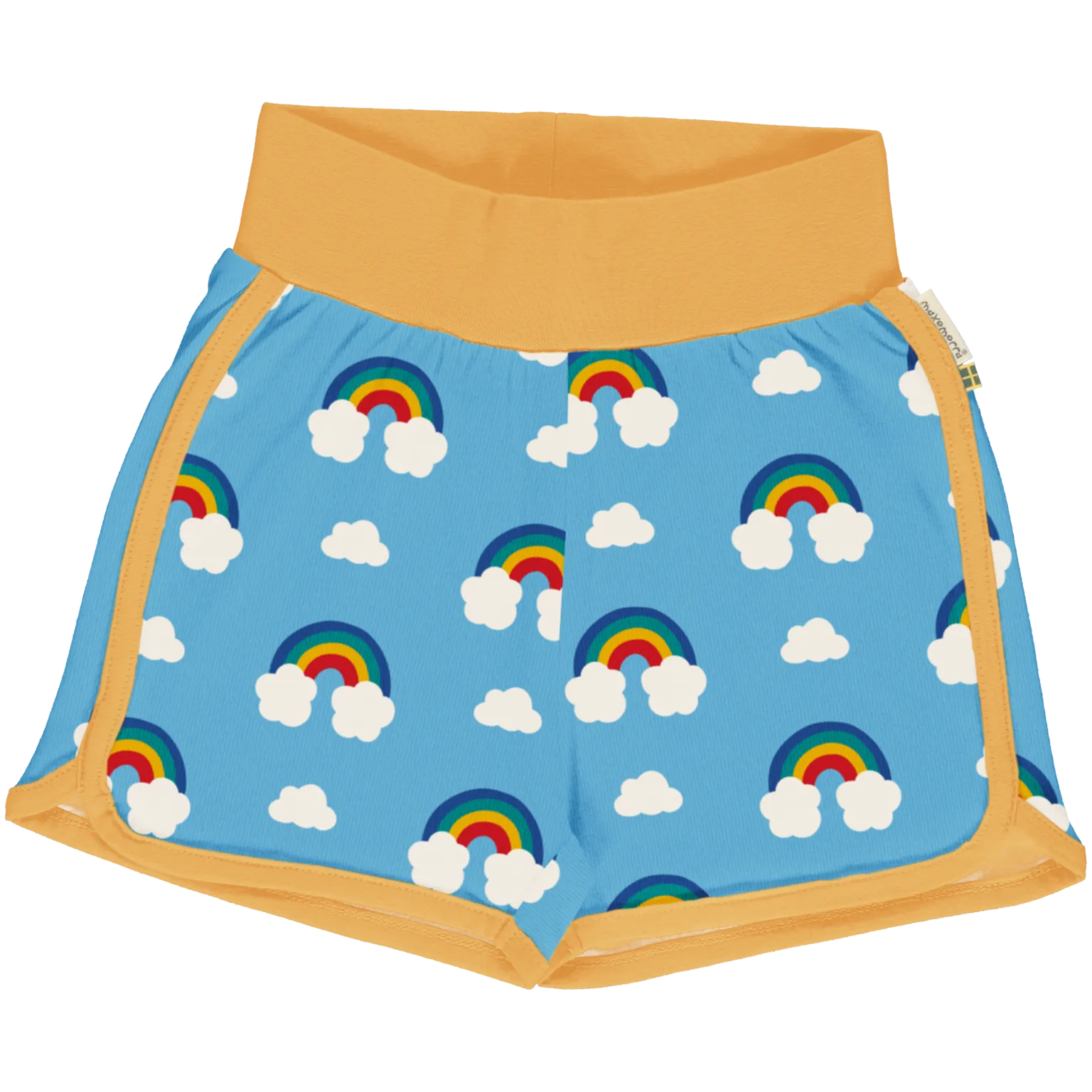 Maxomorra Rainbow Organic Cotton Jersey Runner Shorts