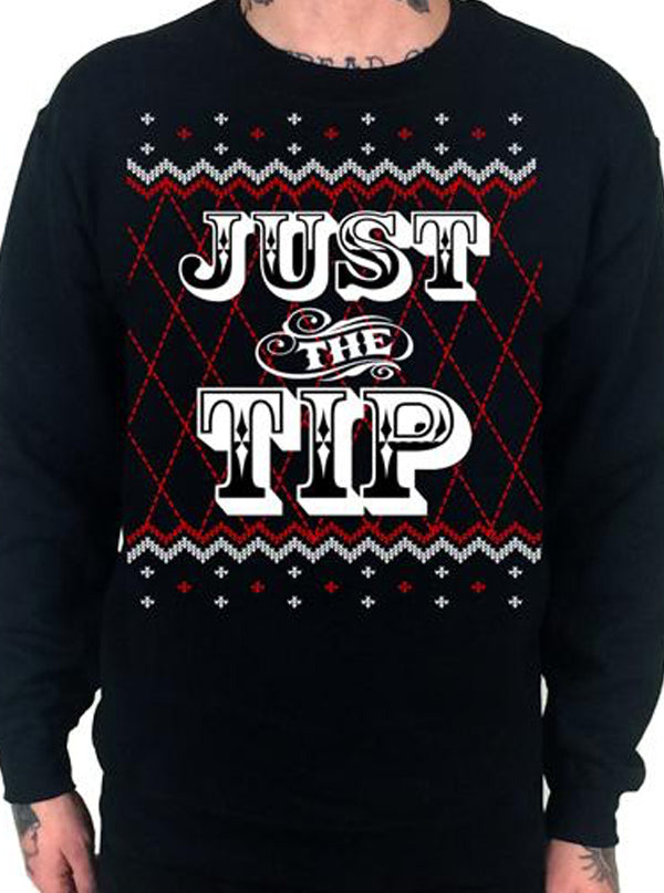 Men's Just The Tip Ugly Christmas Sweatshirt