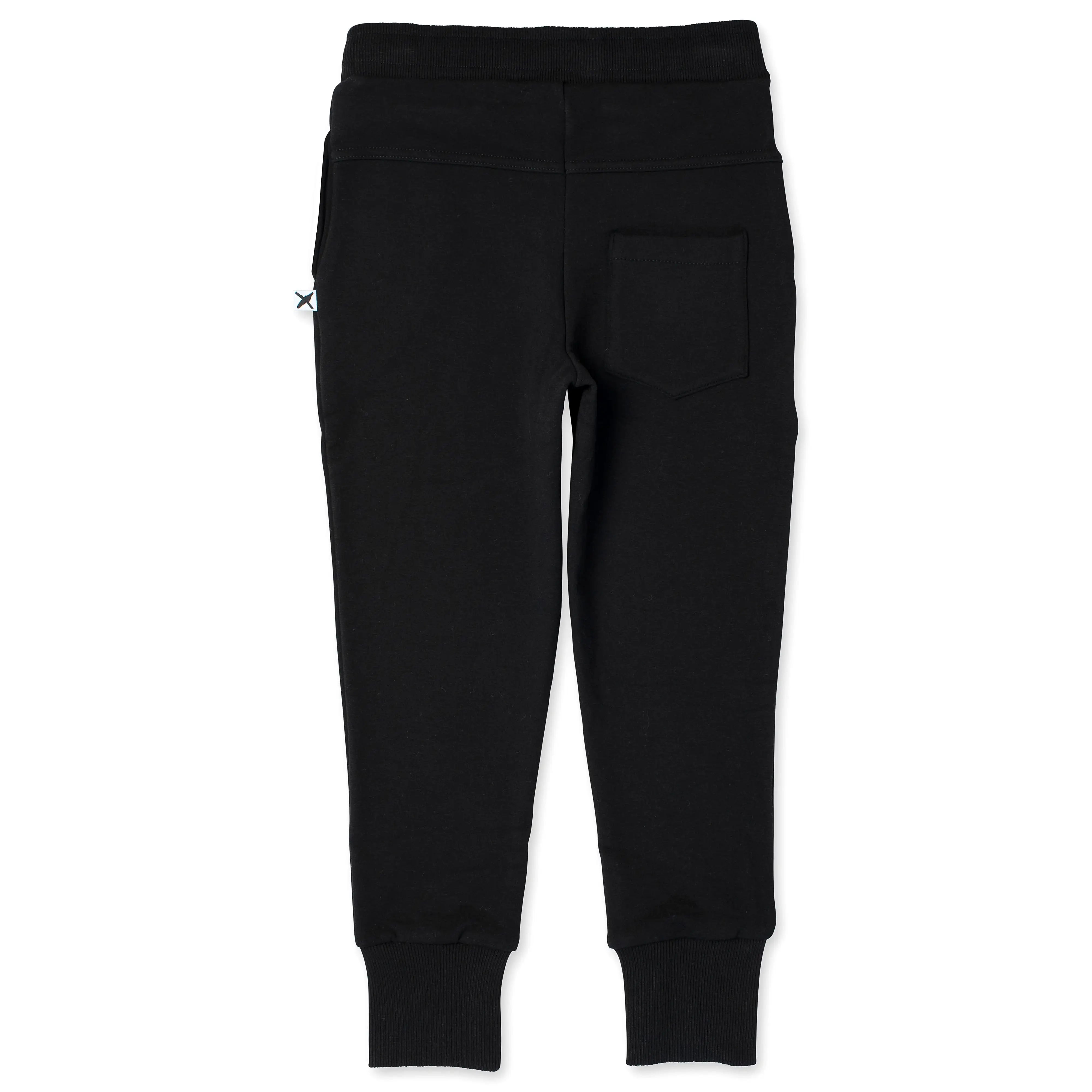 Minti Hello Circle Furry Trackies - Black