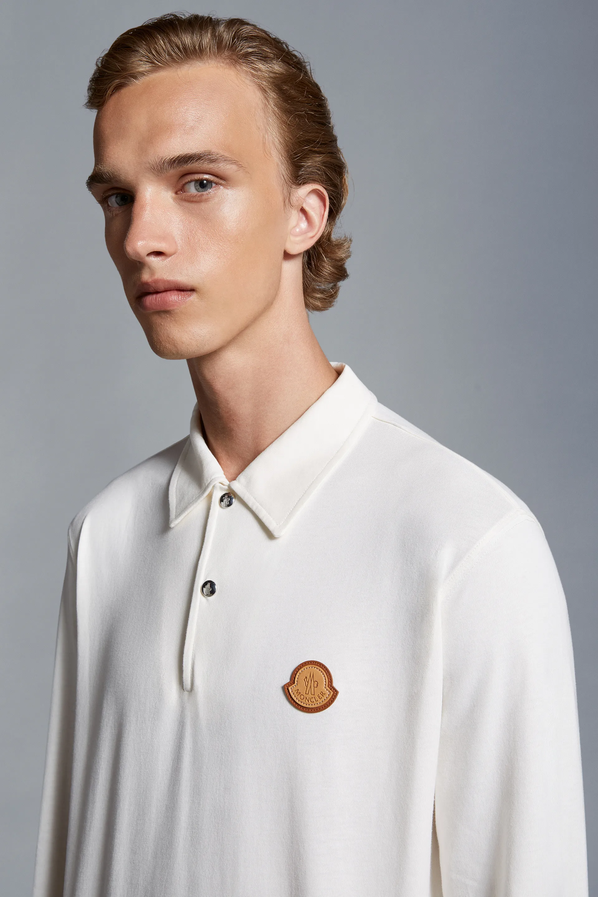 MONCLER  |Logo Long Sleeve Polo Shirt