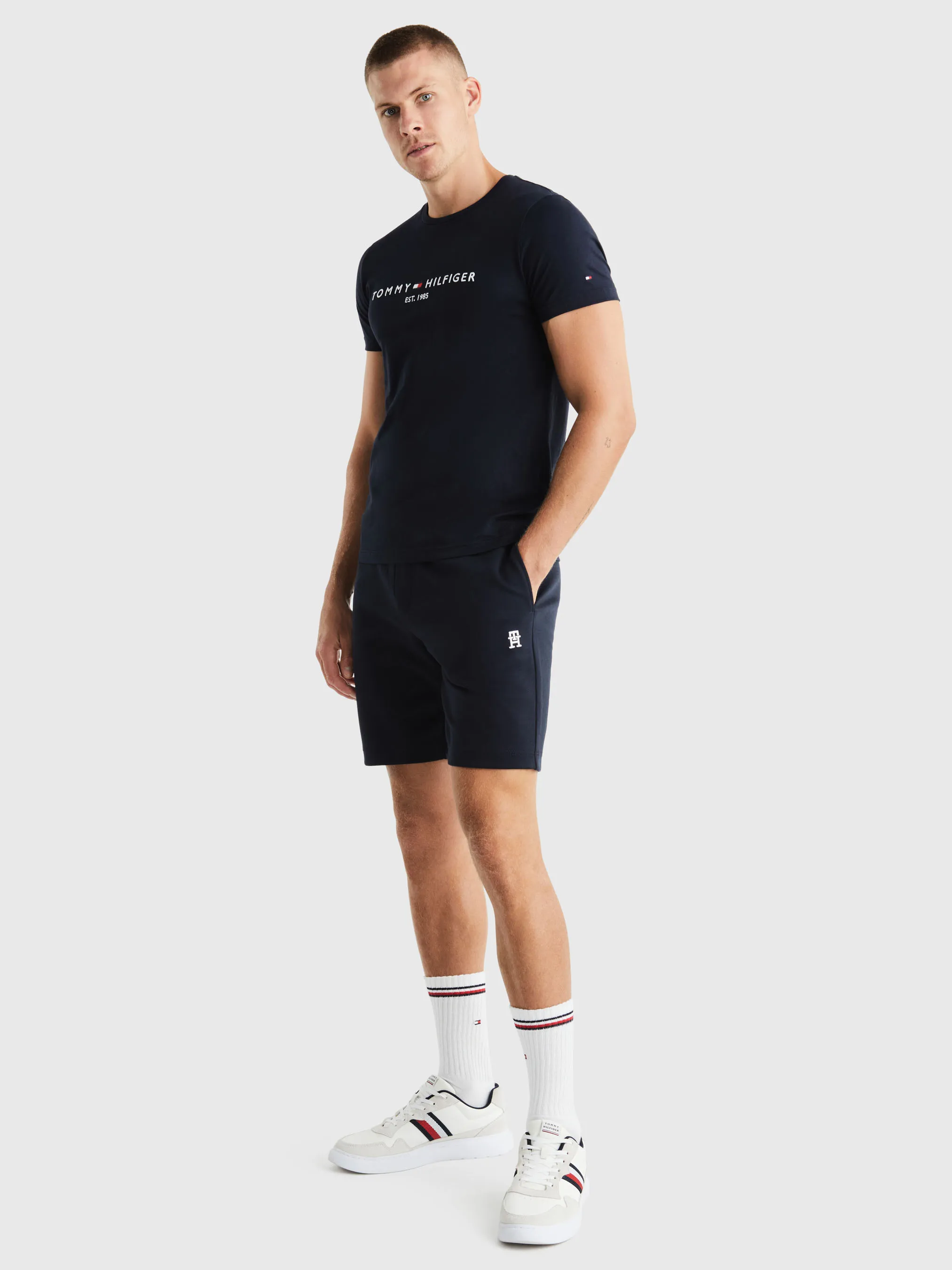 Monogram Sweatshort | Shorts | Tommy Hilfiger