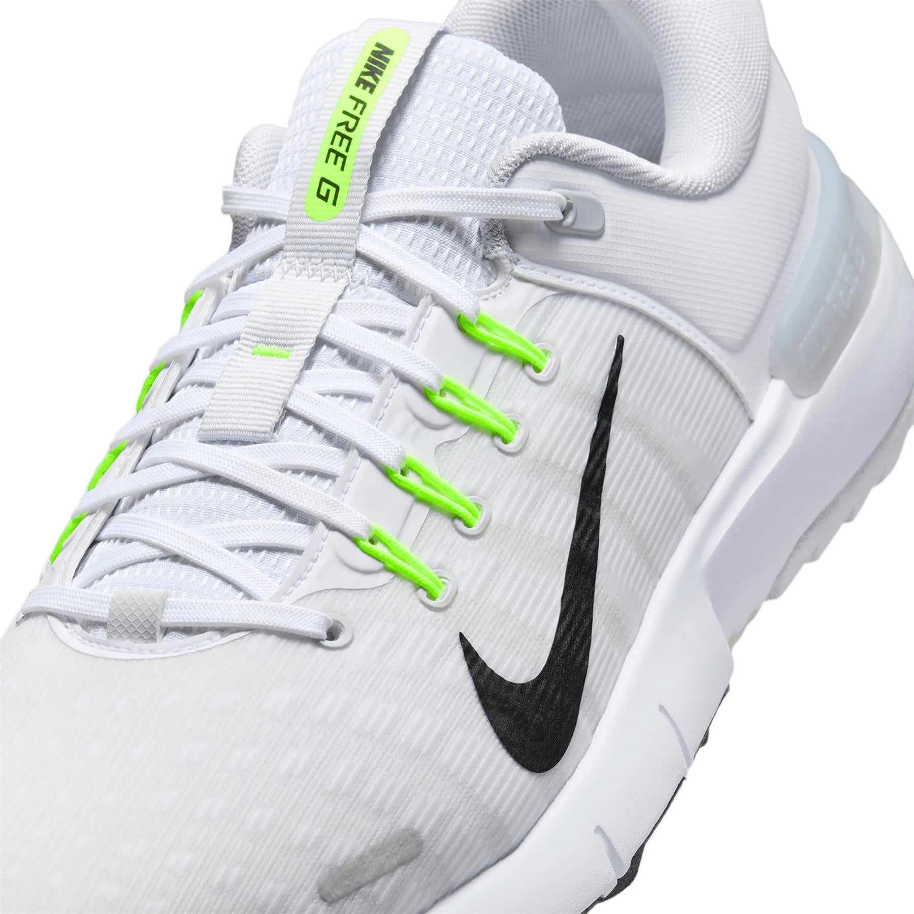 Nike Free Golf Shoes White/Grey - SU24