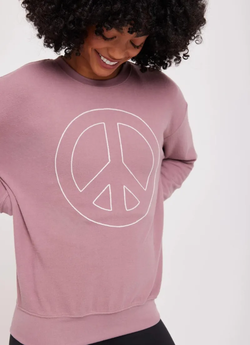 Peace Relaxed Savasana Sweater