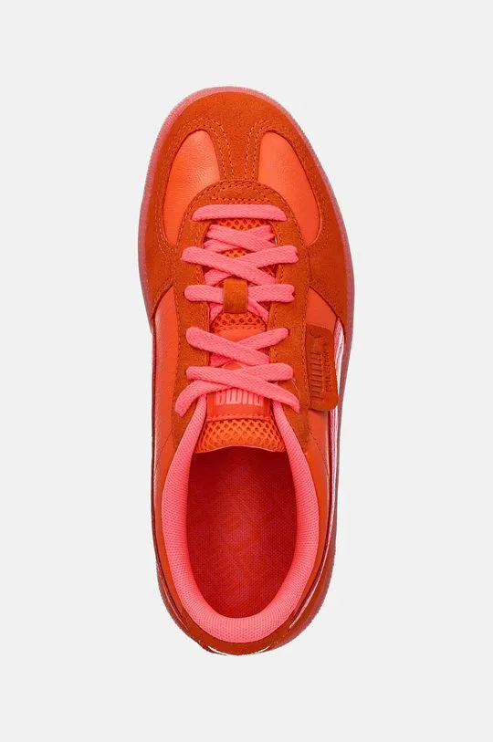 Puma leather sneakers Palermo orange color 398381