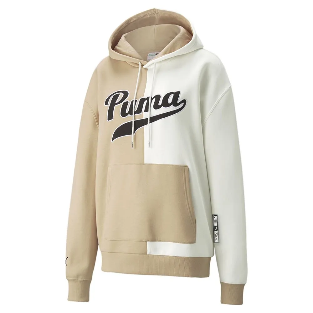 Puma team colourblock Hoodie Men’s - Pebble-marsh