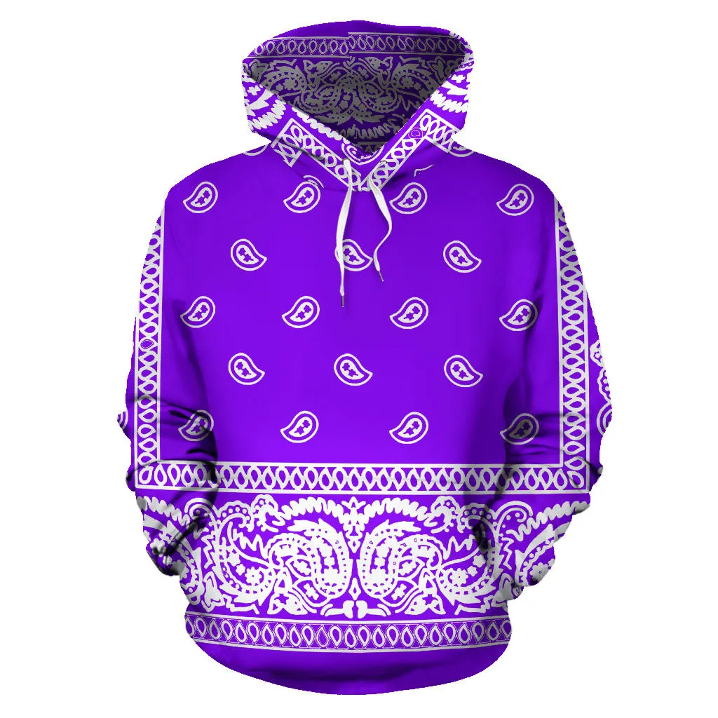 Purple Bandanna Hoodie-Express Line