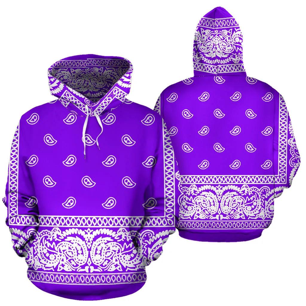 Purple Bandanna Hoodie-Express Line