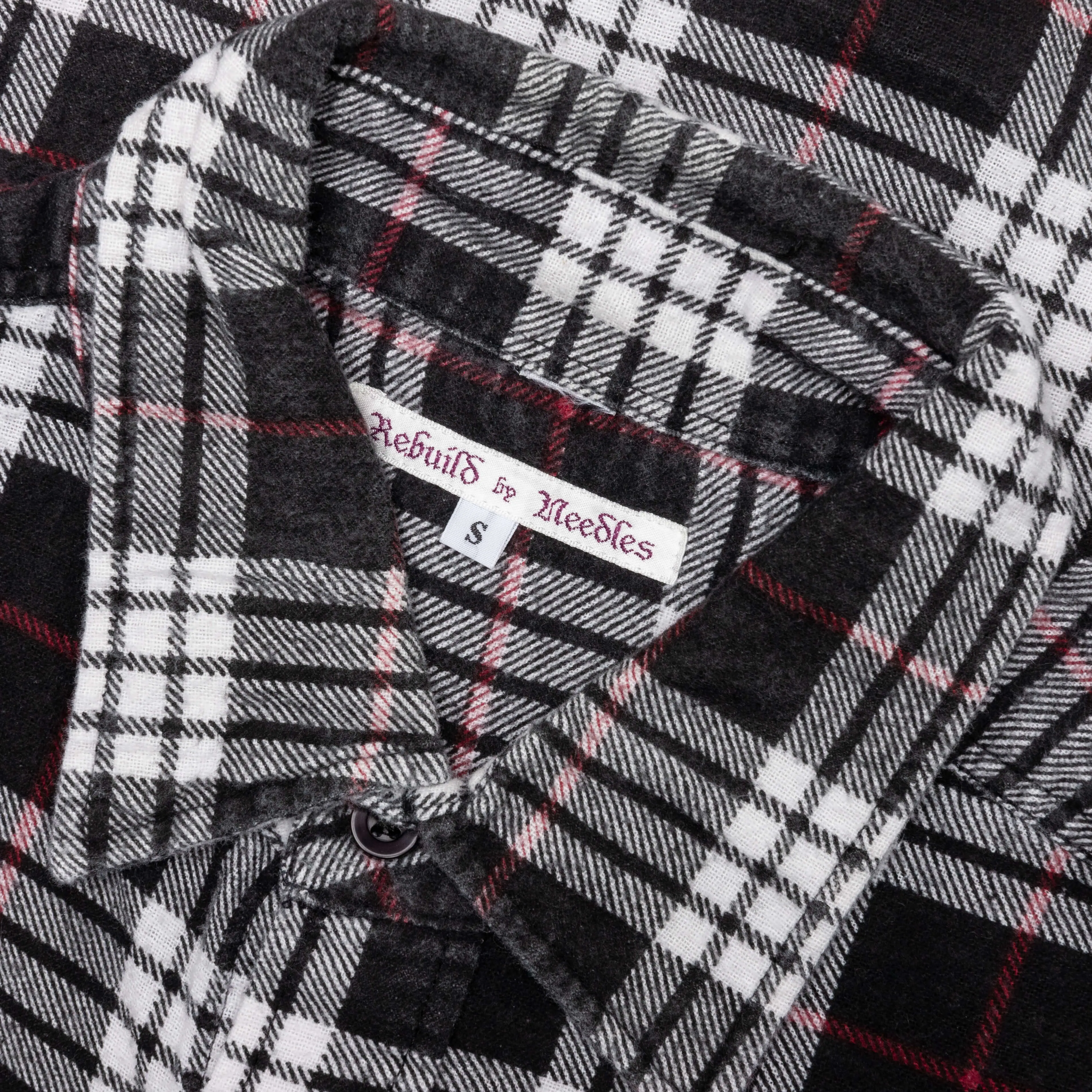 Rebuild by Flannel Shirt 7 Cuts Shirt - Black/White