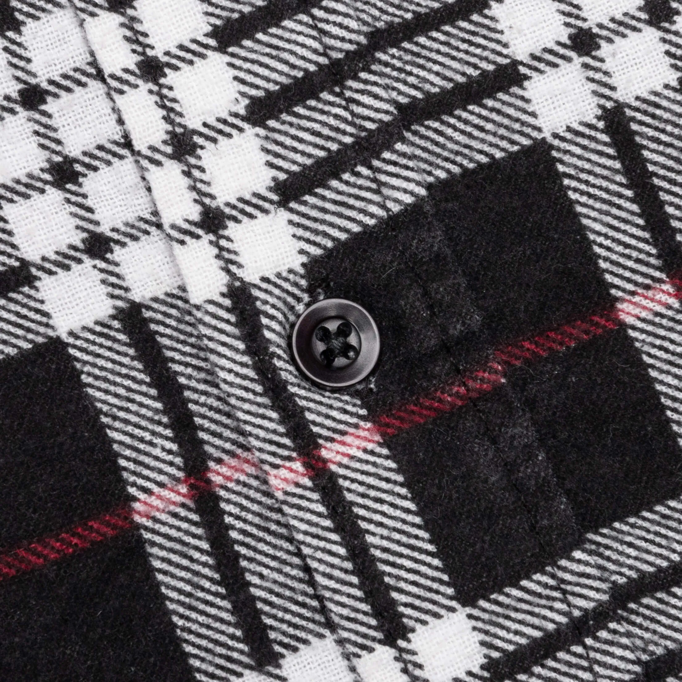 Rebuild by Flannel Shirt 7 Cuts Shirt - Black/White