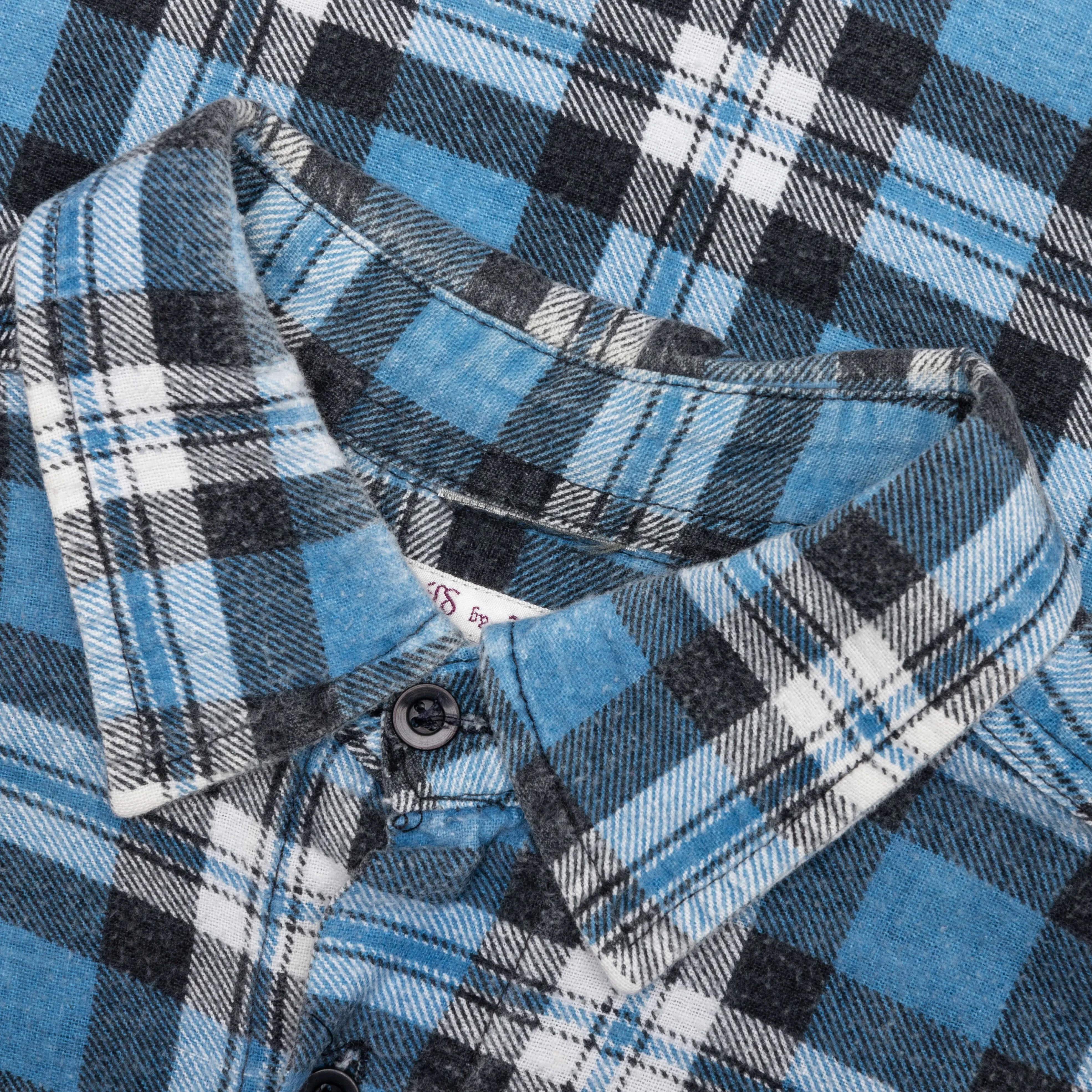 Rebuild by Flannel Shirt 7 Cuts Shirt - Blue/Grey