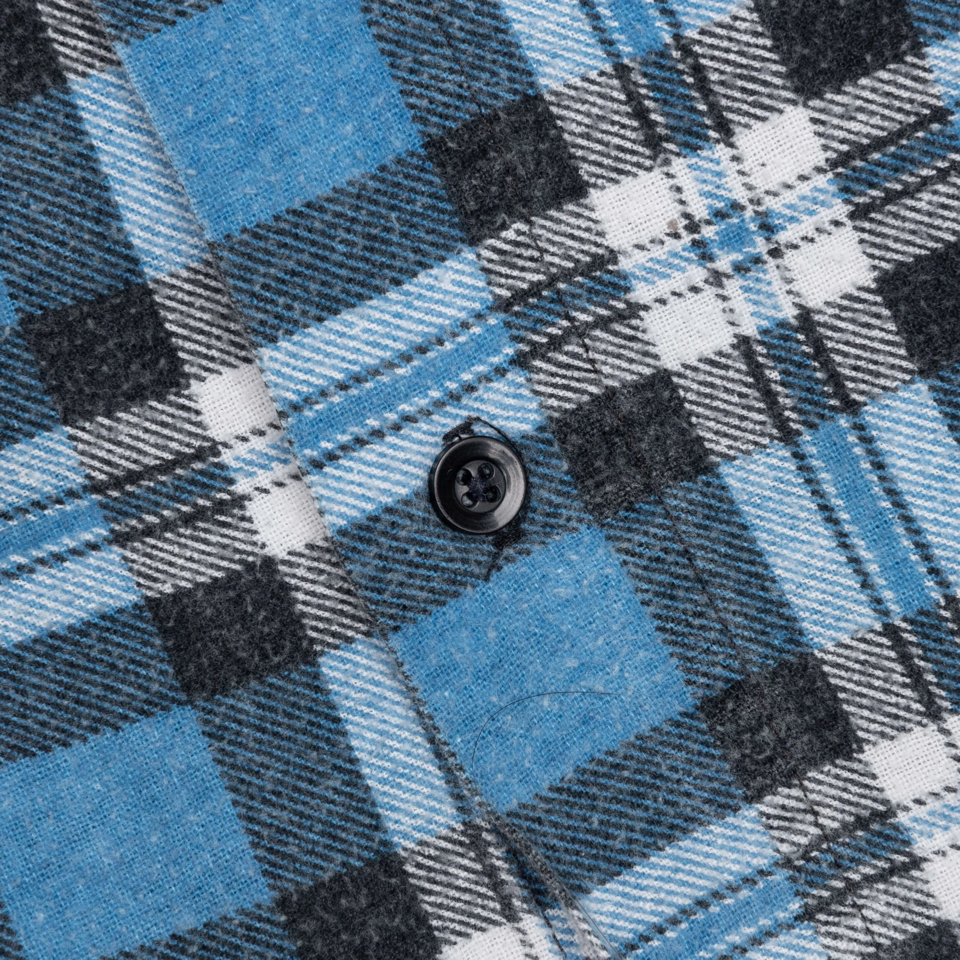 Rebuild by Flannel Shirt 7 Cuts Shirt - Blue/Grey