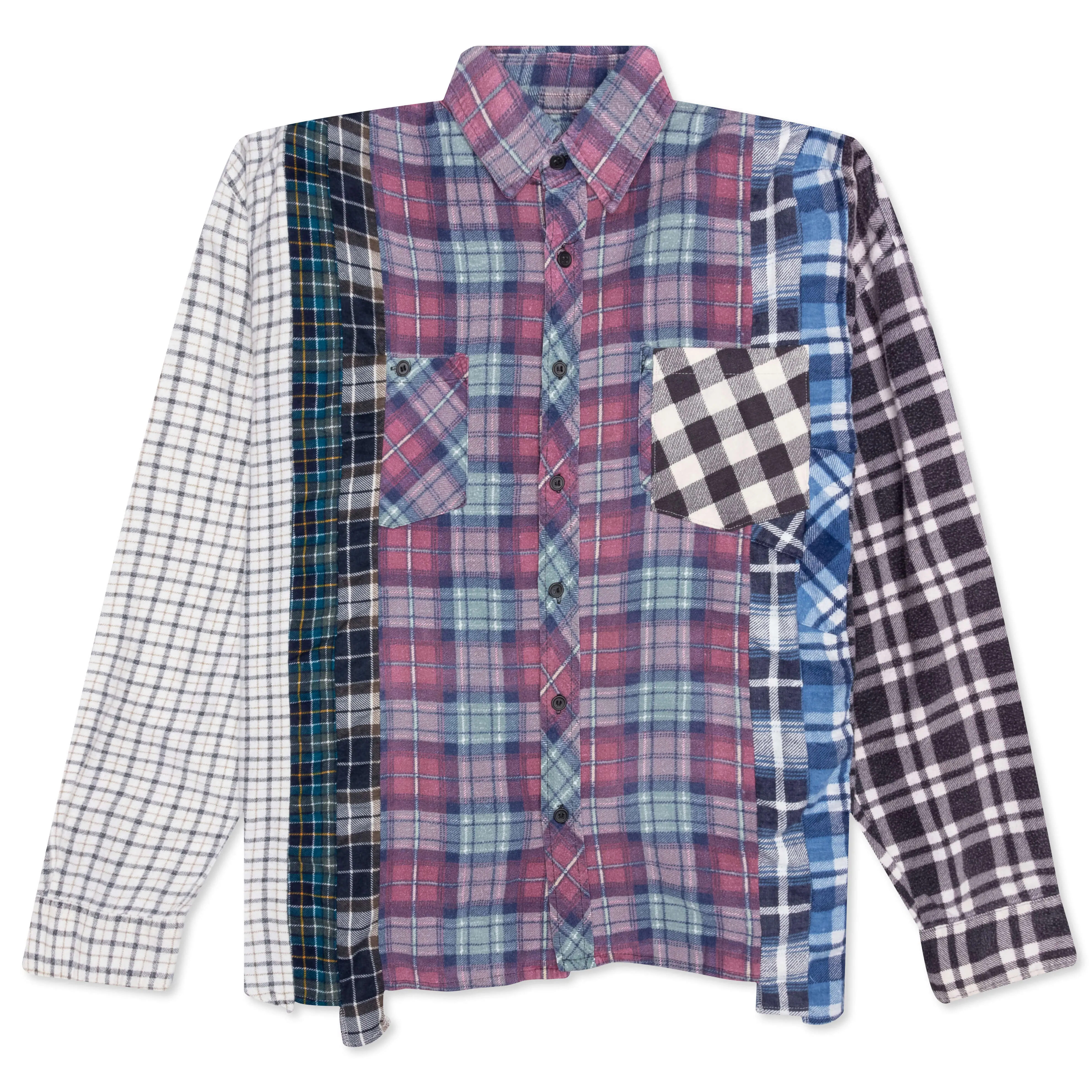 Rebuild by Flannel Shirt 7 Cuts Shirt - Pink/Sherbert