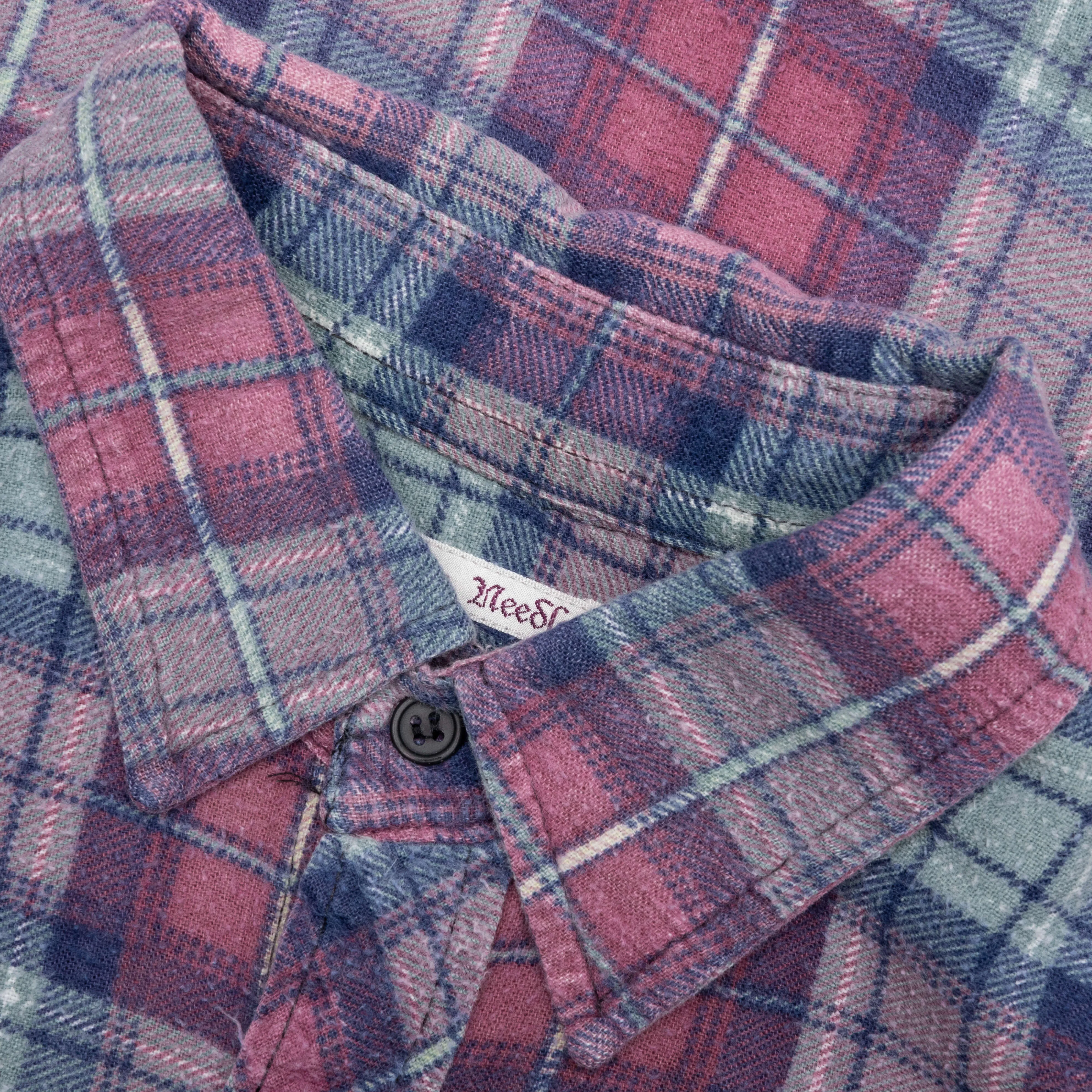 Rebuild by Flannel Shirt 7 Cuts Shirt - Pink/Sherbert