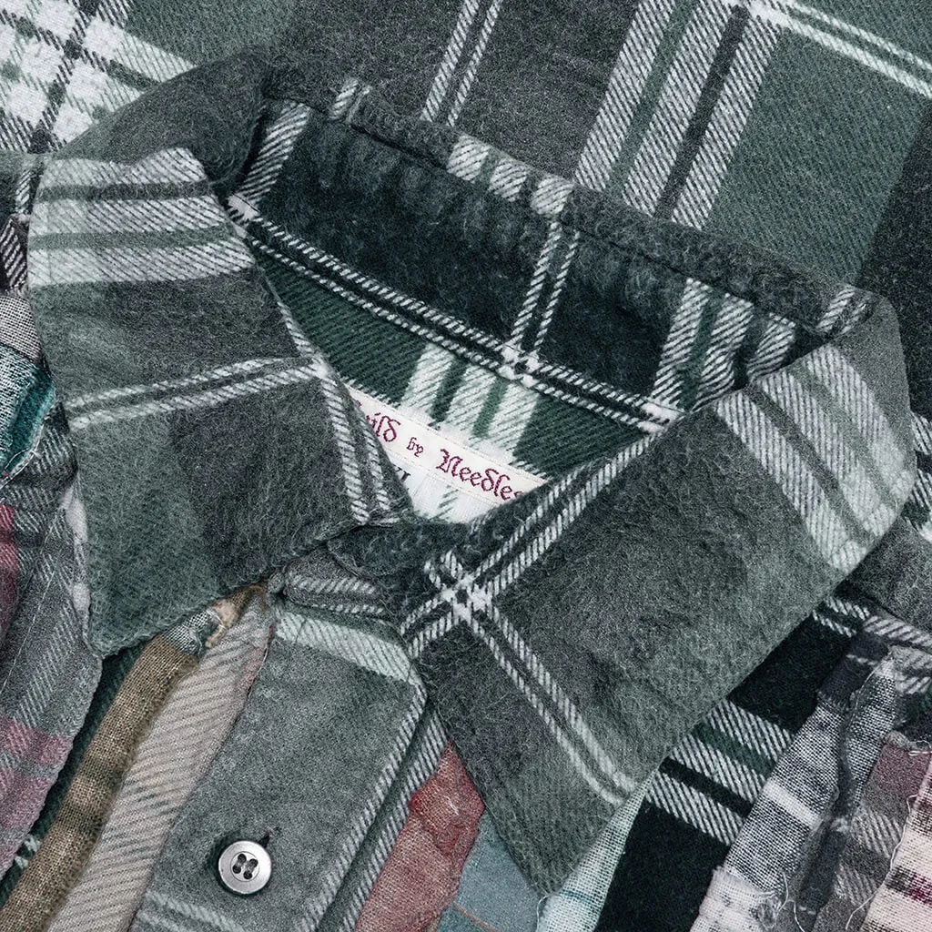 Rebuild by Flannel Shirt Ribbon Shirt / Reflection - Sage/Forest