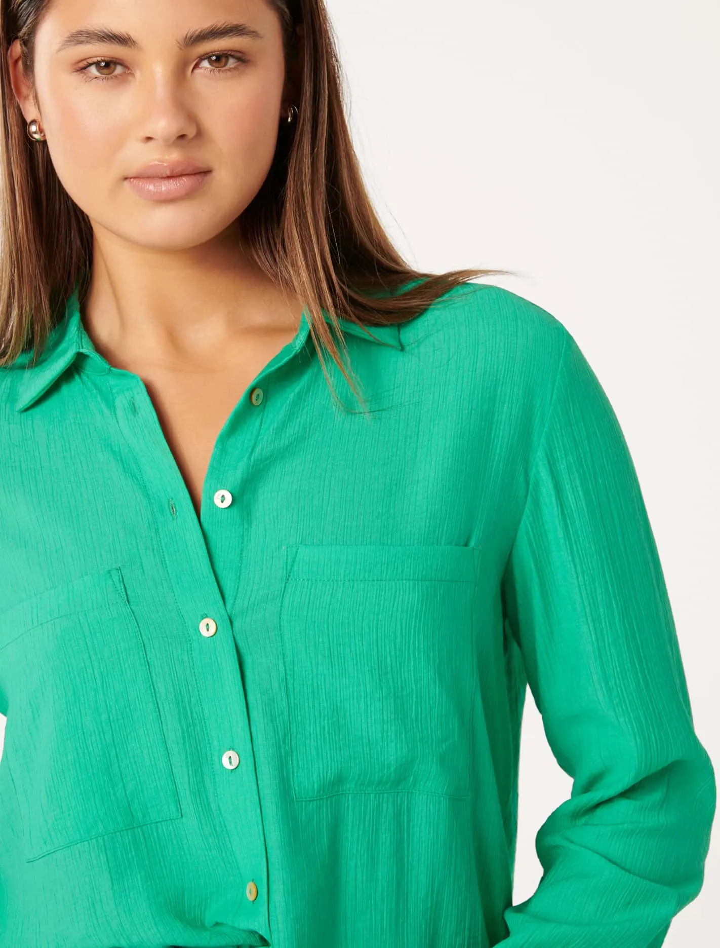 Selina Crinkle Resort Shirt