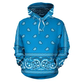 Sky Blue Bandanna Hoodie