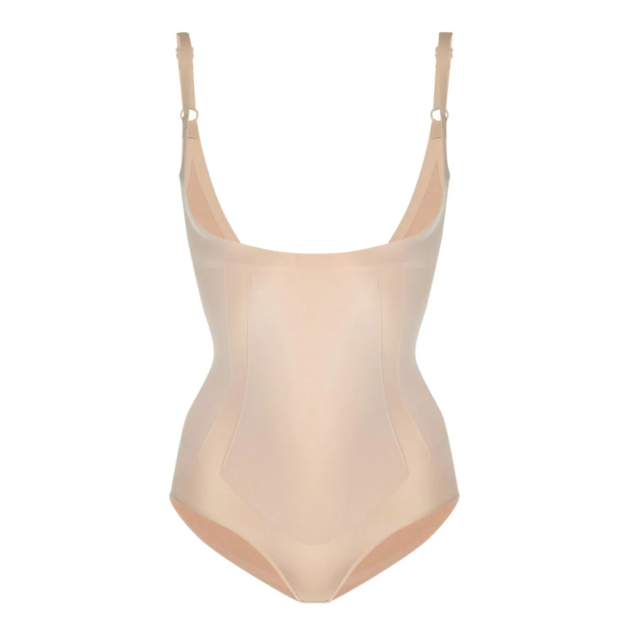 SPANX OnCore Firm Control Open-Bust Brief Bodysuit - Nude