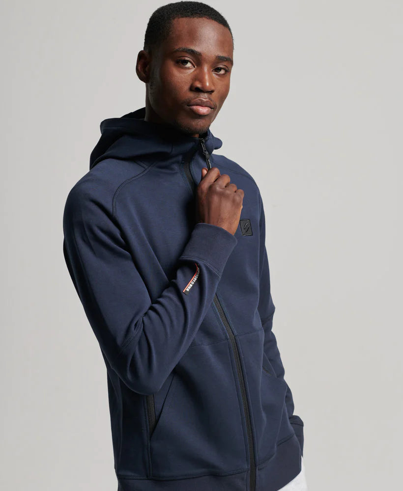 Superdry - CODE Tech Zip Hoodie Blueberry