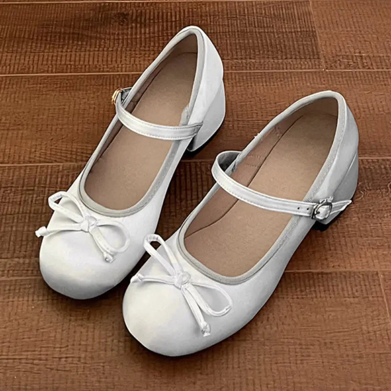 Sweet Ballet Bow Shoes