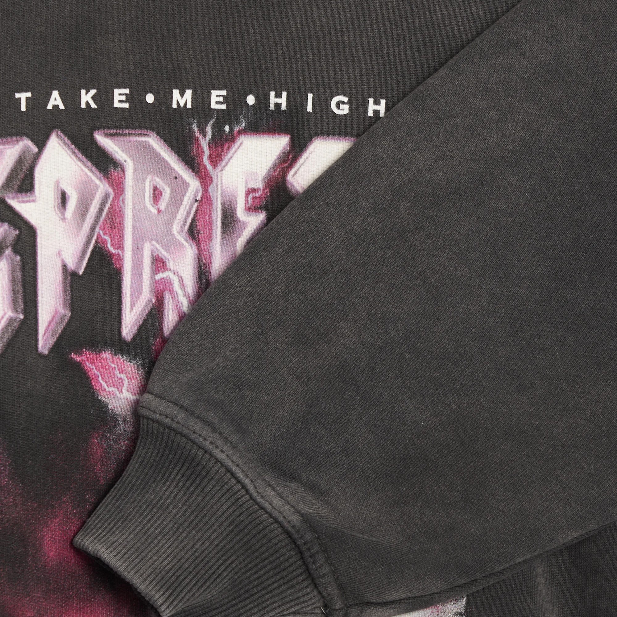 TAKE ME HIGHER HOODIE 'VINTAGE GREY'